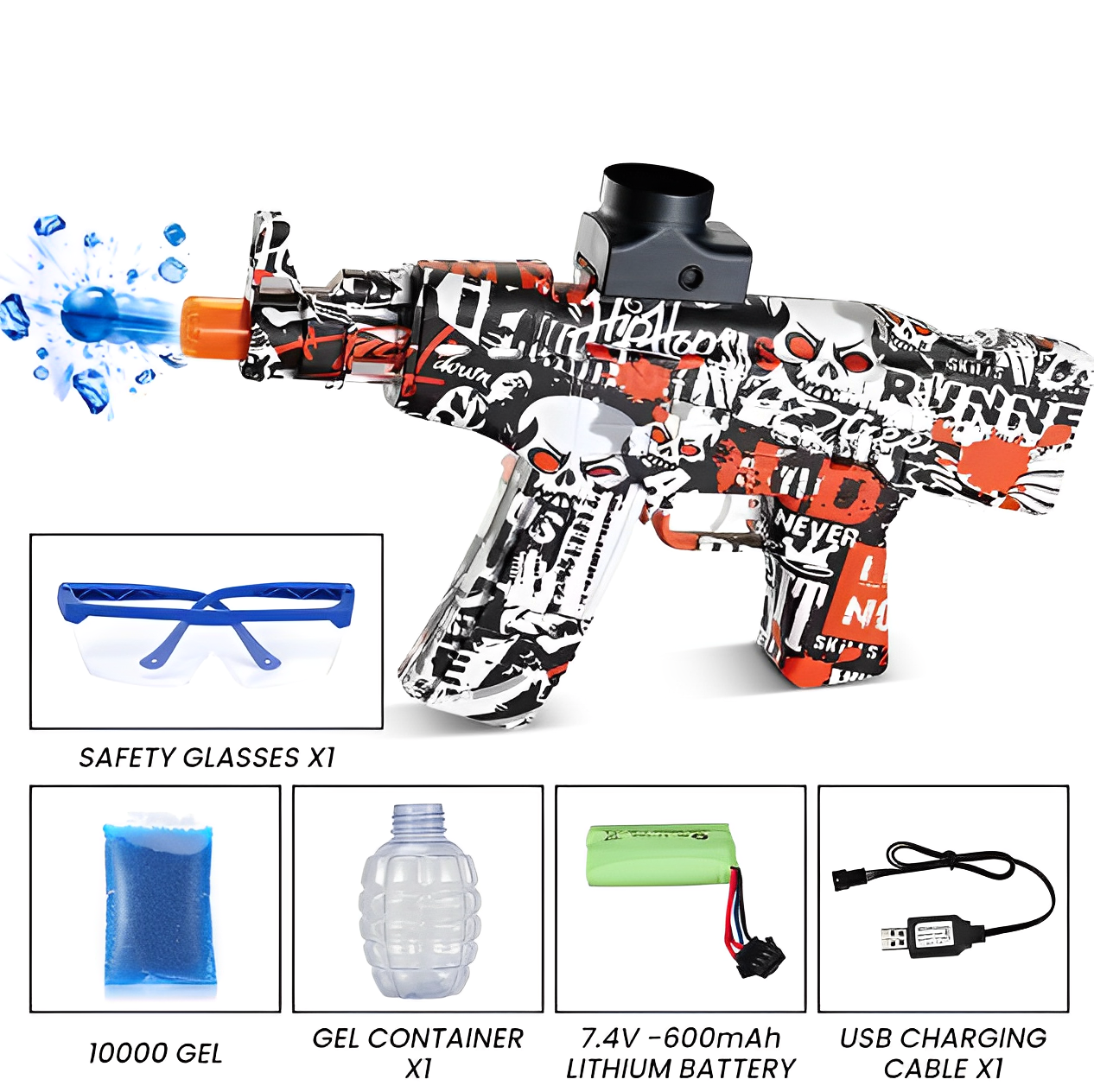 SonicSplatter™ R99, AK-47 & MP5