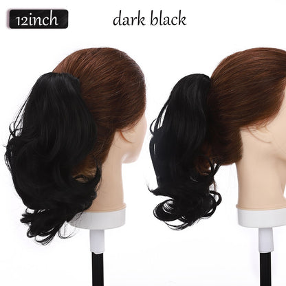 12" Short Wavy Claw Clip In Ponytail