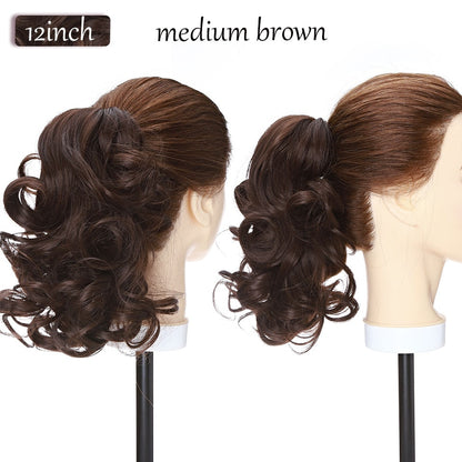12" Short Wavy Claw Clip In Ponytail