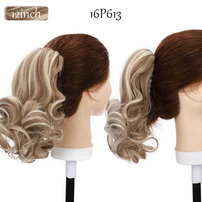 12" Short Wavy Claw Clip In Ponytail