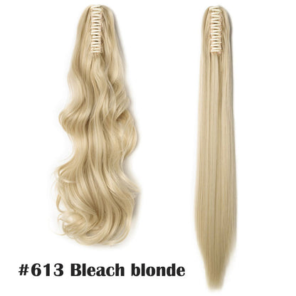 Wavey & Straight Claw Clip In Ponytail