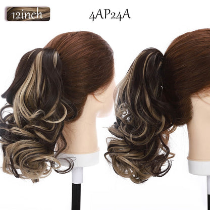12" Short Wavy Claw Clip In Ponytail