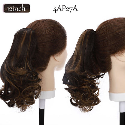 12" Short Wavy Claw Clip In Ponytail