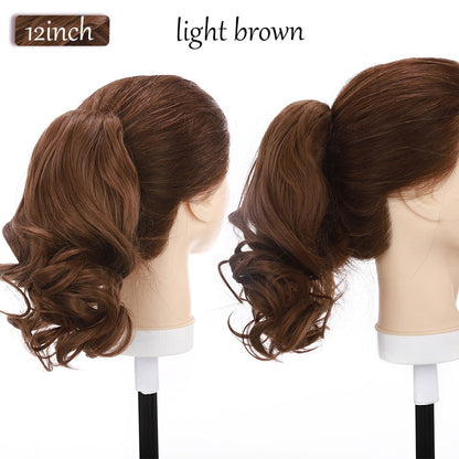 12" Short Wavy Claw Clip In Ponytail