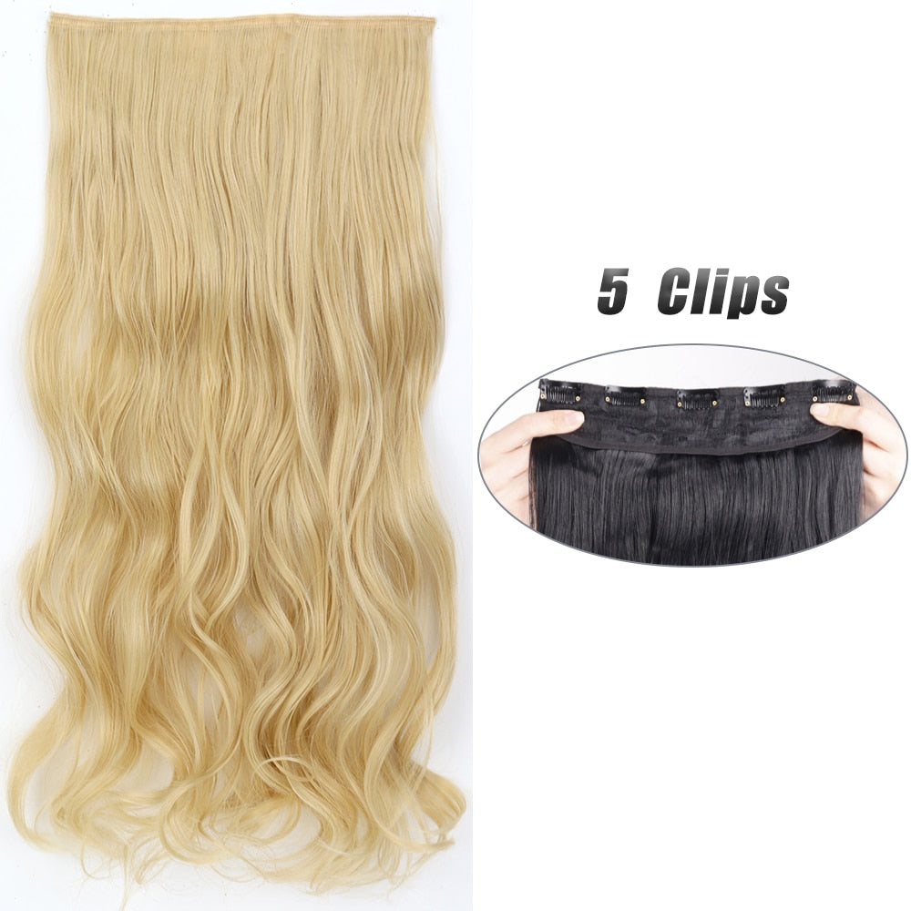 Curly Clip On Hair Extensions