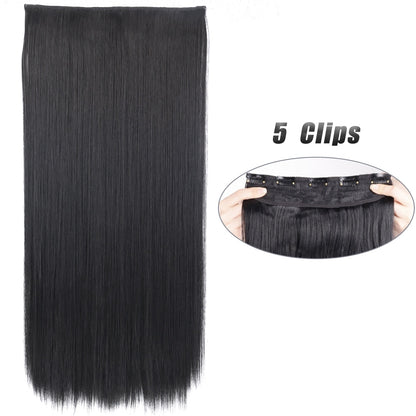 Straight Hair Clip Extensions