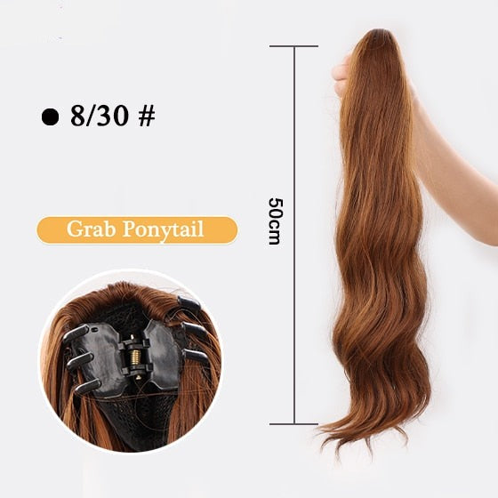 Hair Claw Clip On Ponytail 1