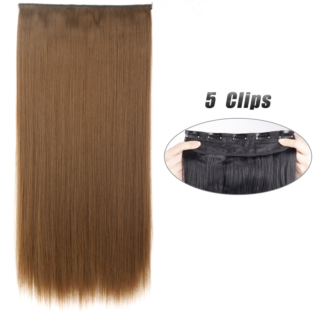 Straight Hair Clip Extensions