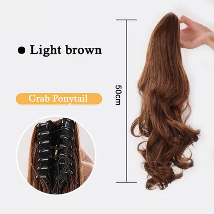 Hair Claw Clip On Ponytail 1